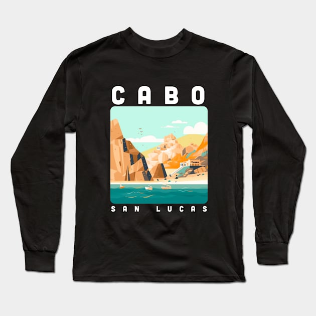 Cabo San Lucas Souvenir Mexico Family Group Trip Vacation Long Sleeve T-Shirt by livania
